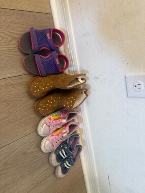 Variety of girls shoes size 10